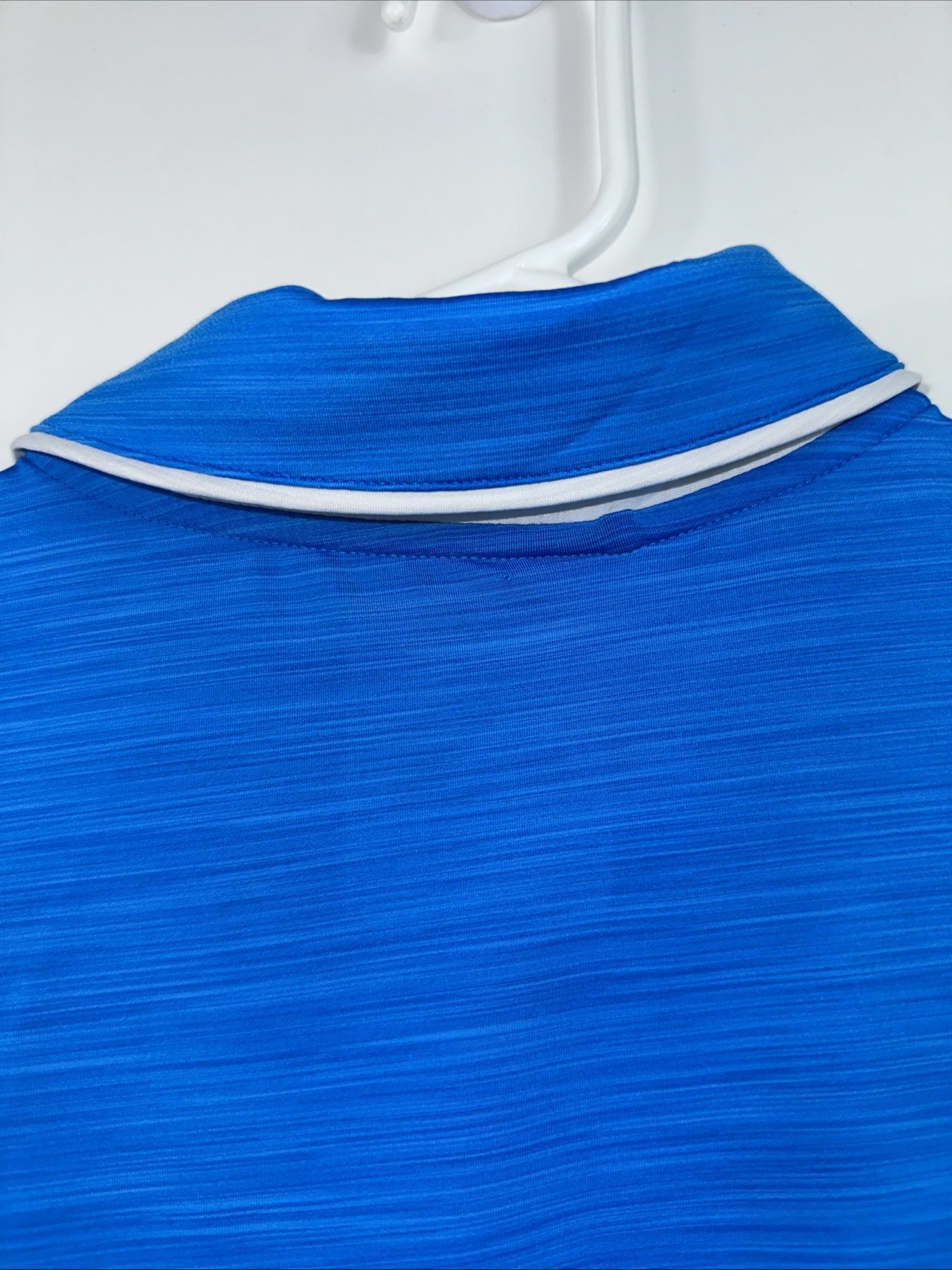 NWT Adidas Golf Men’s Medium Ultimate 365 Polo Blue White Stretch Polo $65
