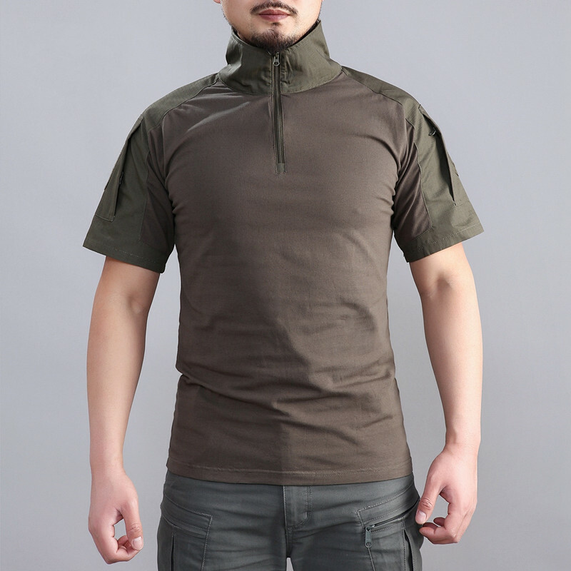 Mens Tactical T-Shirt Long Sleeve Us Army Military Combat Shirts Hiking