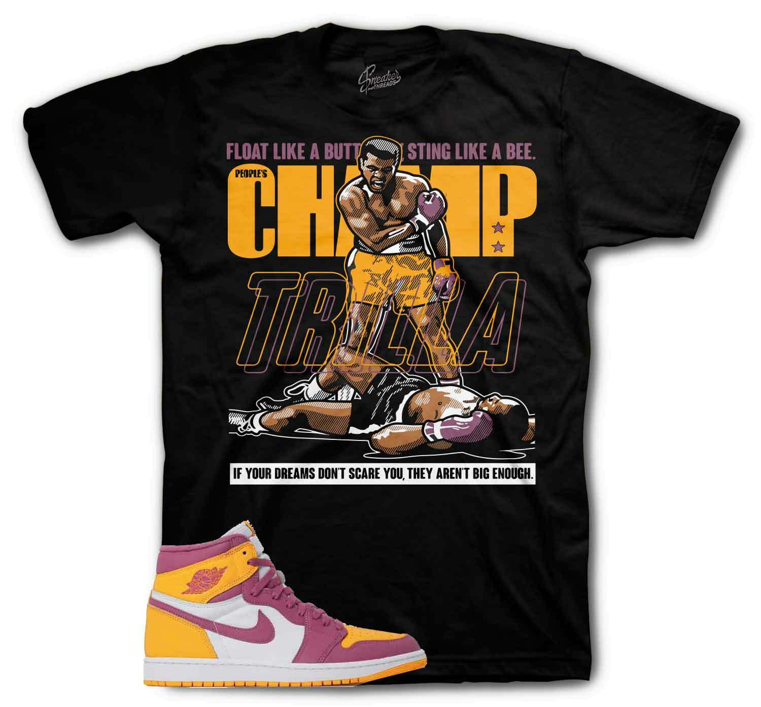 Shirt To Match Jordan 1 Brotherhood 1s Shoes – Trilla Sneaker Tee