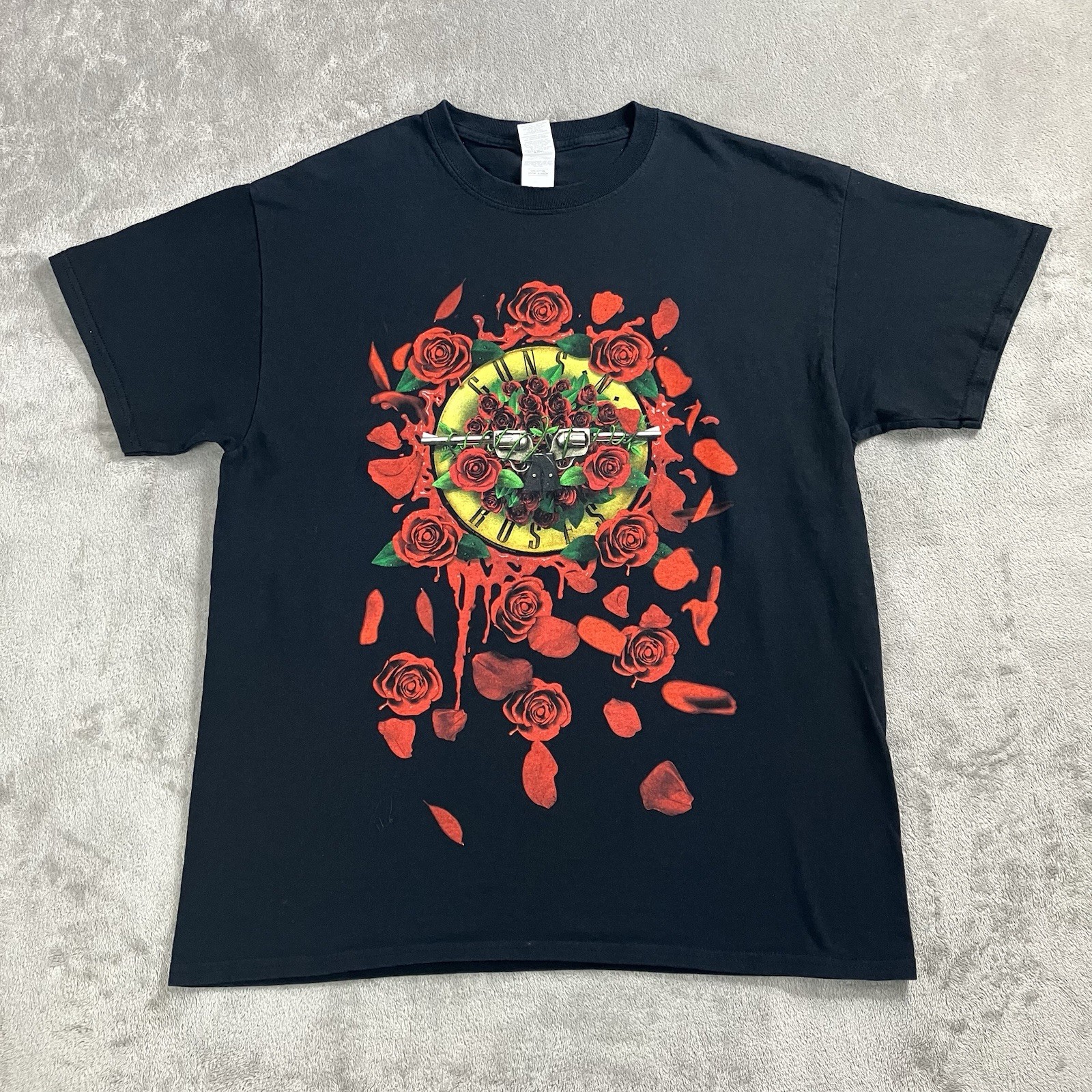 Guns N’ Roses Shirt Mens Large Black Graphic Print Tour 2017 Melbourne Australia