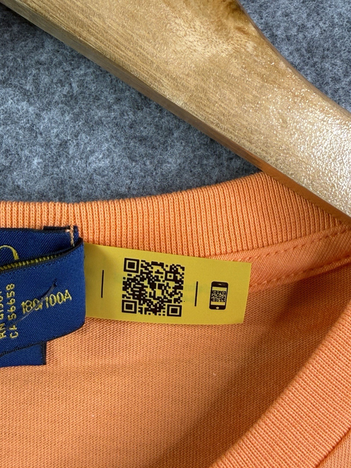 Polo Ralph Lauren Orange Classic Fit Polo Bear Short Sleeve T Shirt Men’s Large