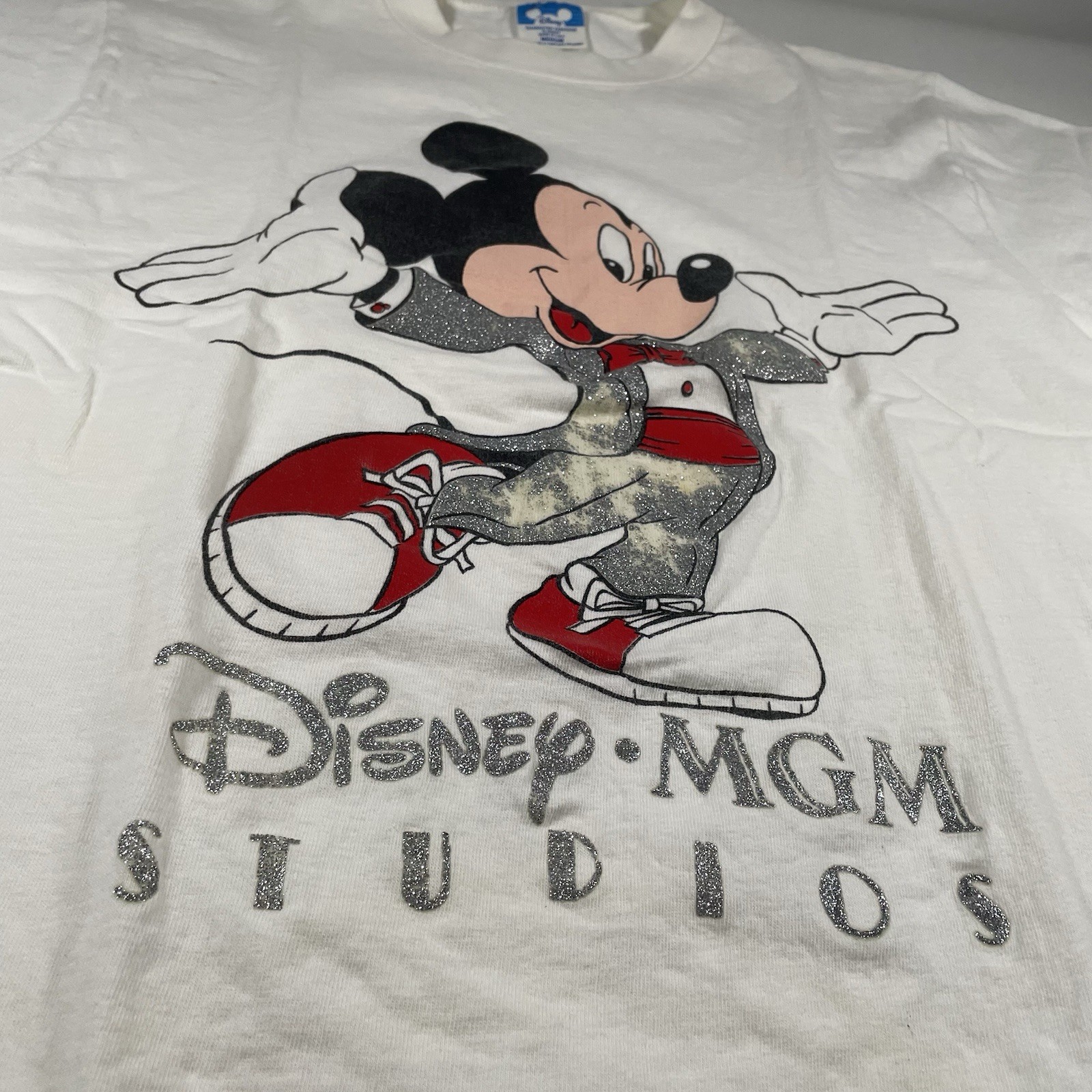 Vtg Disney Character Fashions Mickey MGM Studios T Shirt M Graphic Print USA