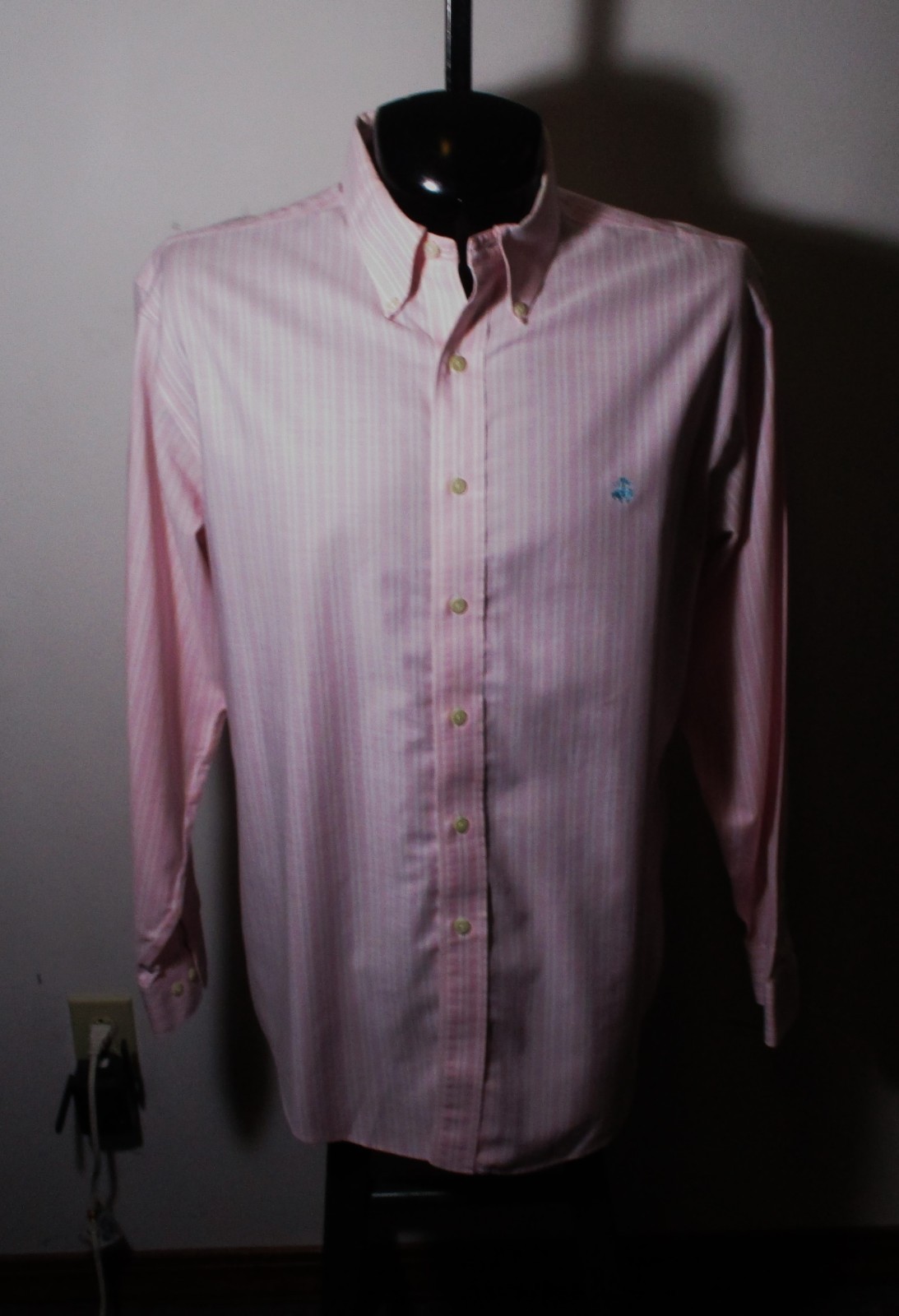 BROOKS BROTHERS Pink “Non-Iron” Long Sleeve “Oxford” Shirt Men’s Size L