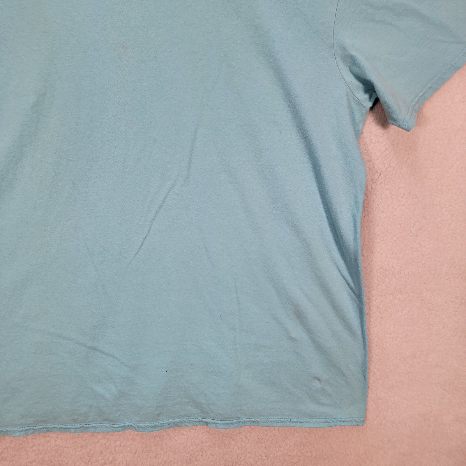 LA Los Angeles Dodgers Light Blue Short Sleeve Graphic Tee Casual TShirt Size XL