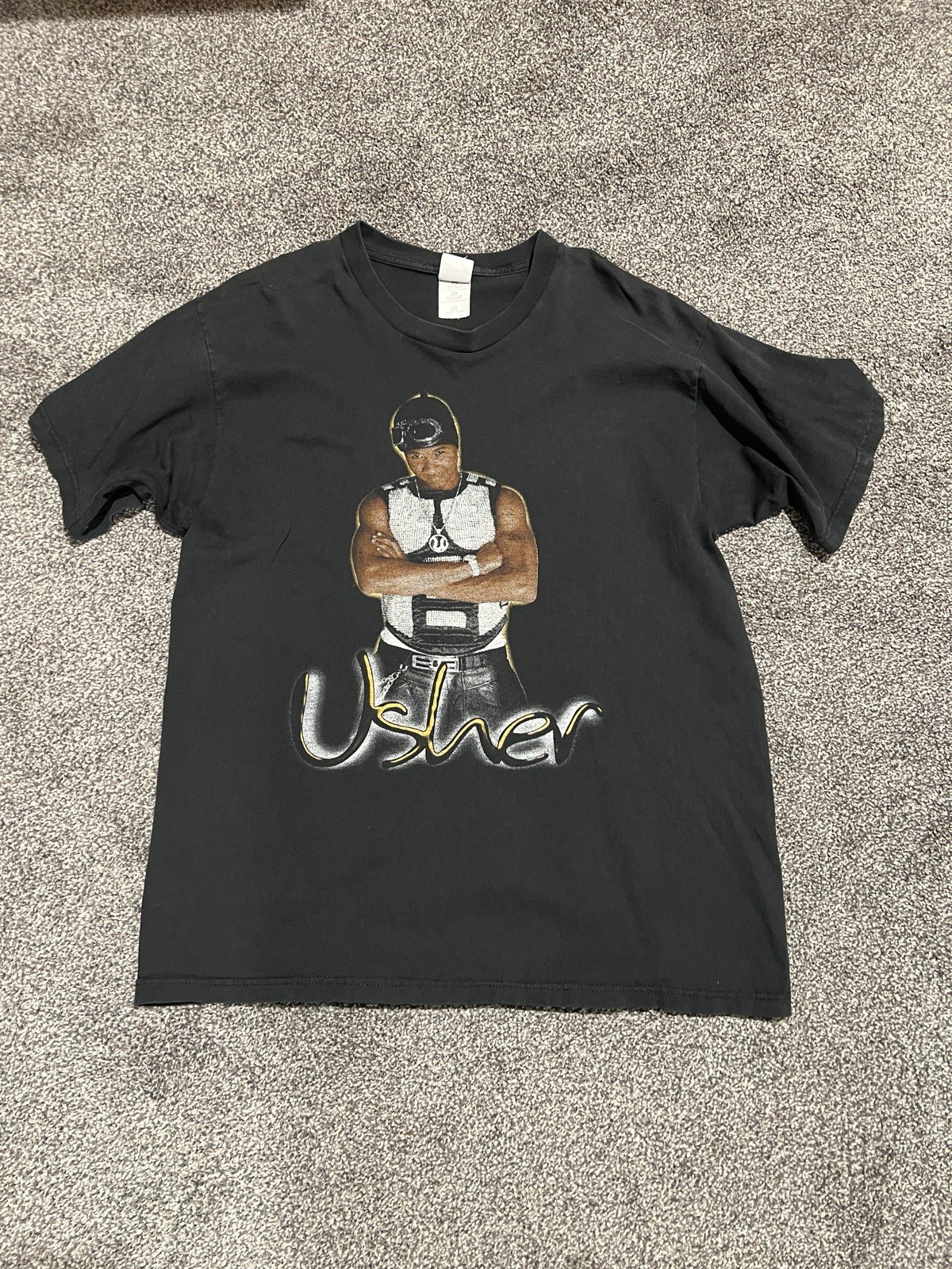 USHER Vintage 1998 Rare My Way Concert T Shirt Size XLarge Rap Tee