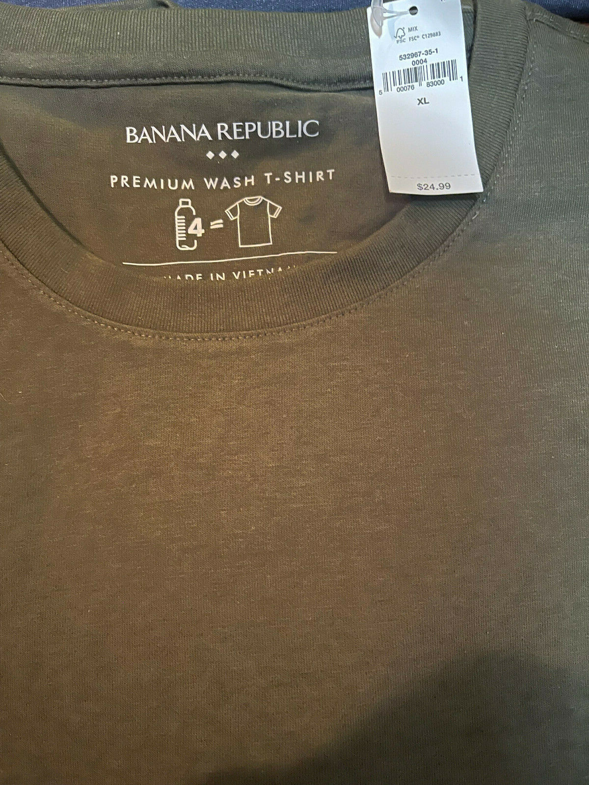 Banana Republic Men’s Short Sleeve Crew Neck Premium Wash T-Shirts S-XXL, Choice