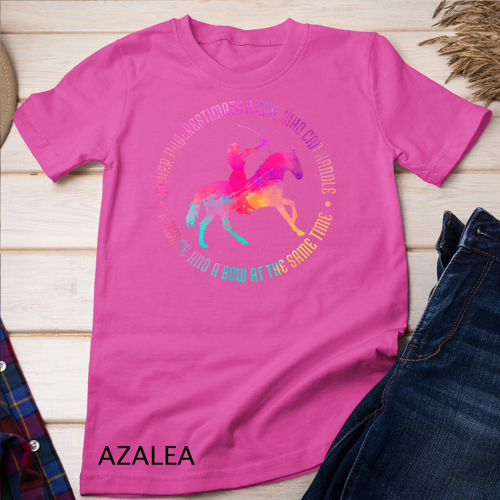 A Girl Who Can Handle A Horse And A Bow – Mounted Archery Unisex T-shirt