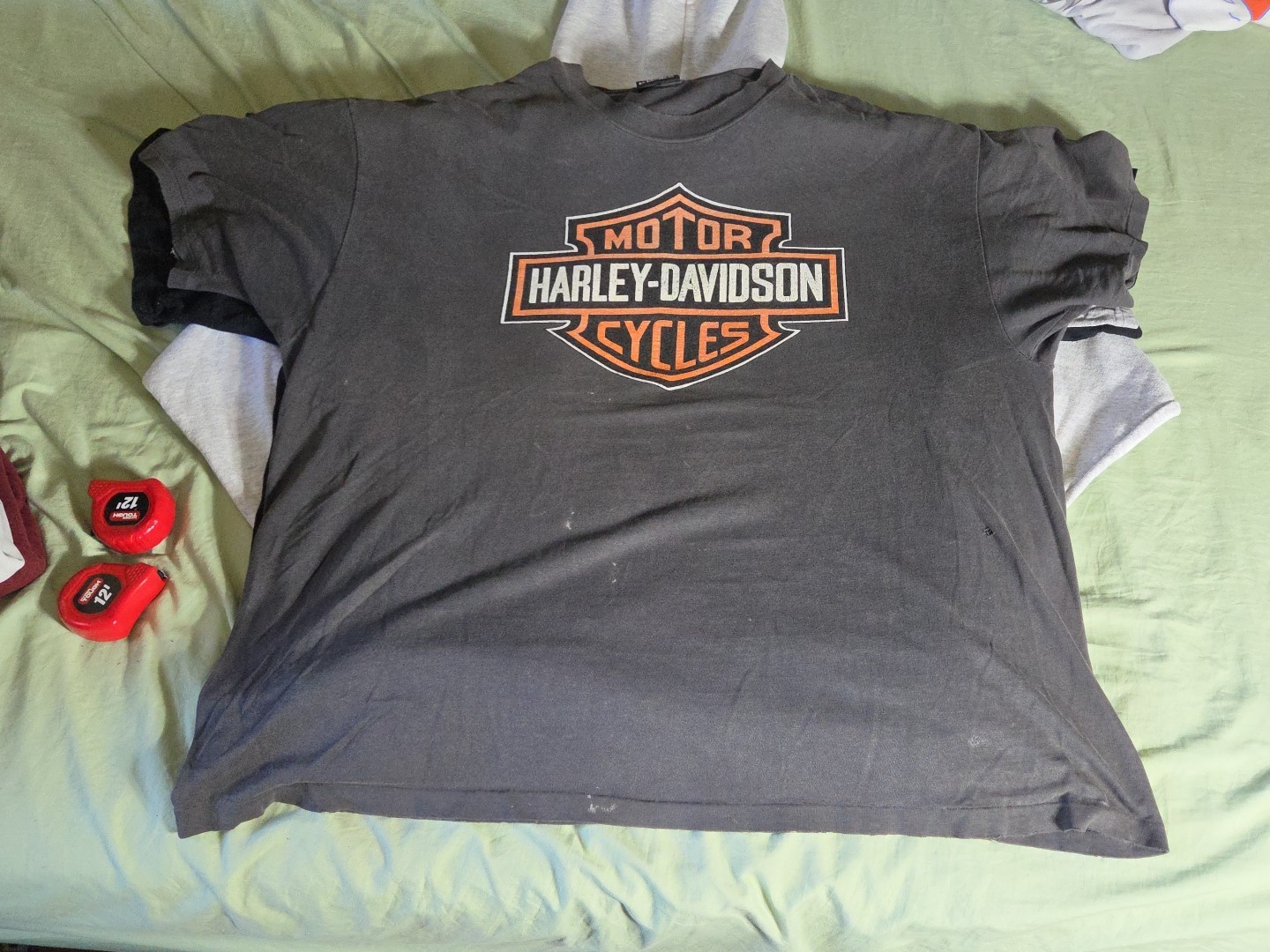 VTG Y2K T-Shirt Lot OF 12 Harley Davidson 3D Emblem Lightning Thunder Mens L-2XL