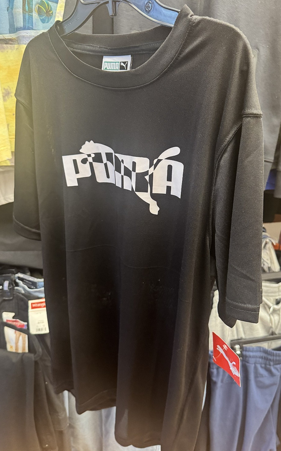 PUMA Forever Better Trendy Black Tee T-Shirt Size-US-S