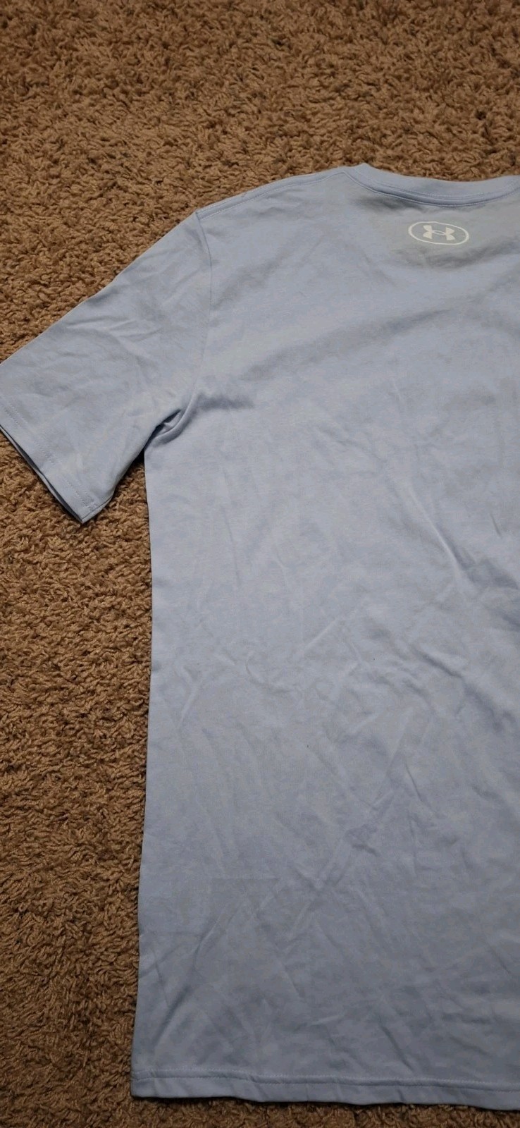 Under Armour LIGHT BLUE Mens Size Small UA Loose Short Sleeve T-Shirt NWT