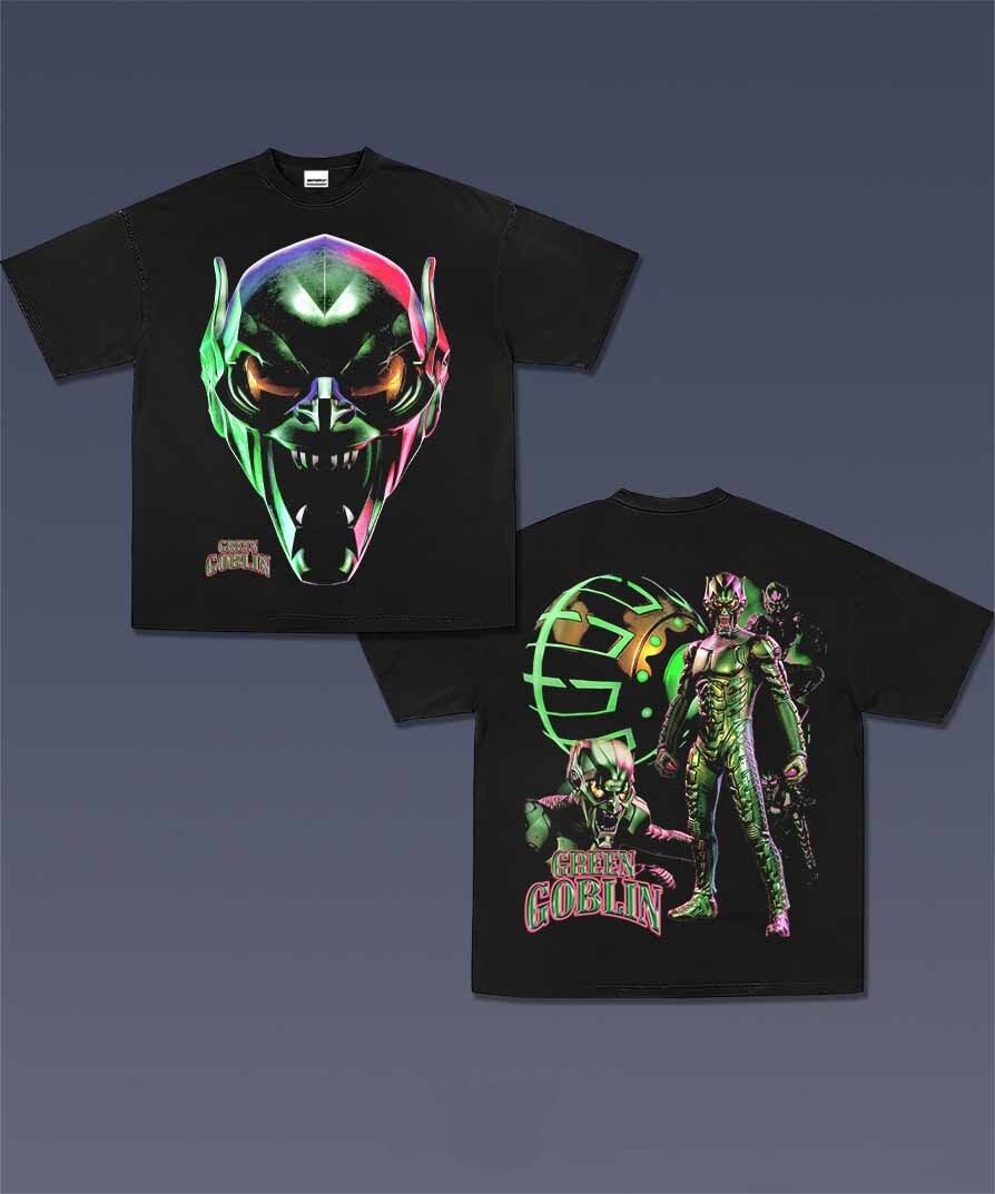Green Goblin T-Shirt – Bold Villain Graphic, Superhero-Inspired Style