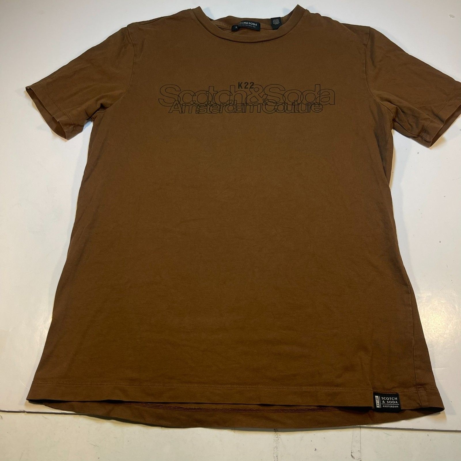 SCOTCH & SODA Amsderdam Couture Designer Luxury Brand T SHIRT Sz Mens M