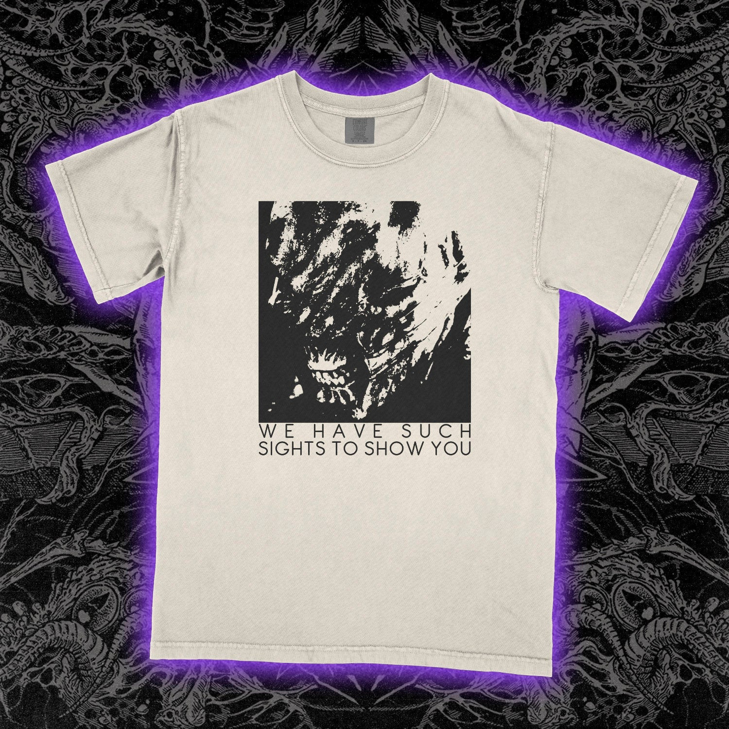 Hellraiser Chatterer T-Shirt Horror Movie Graphic Tee Cult Classic Cenobite