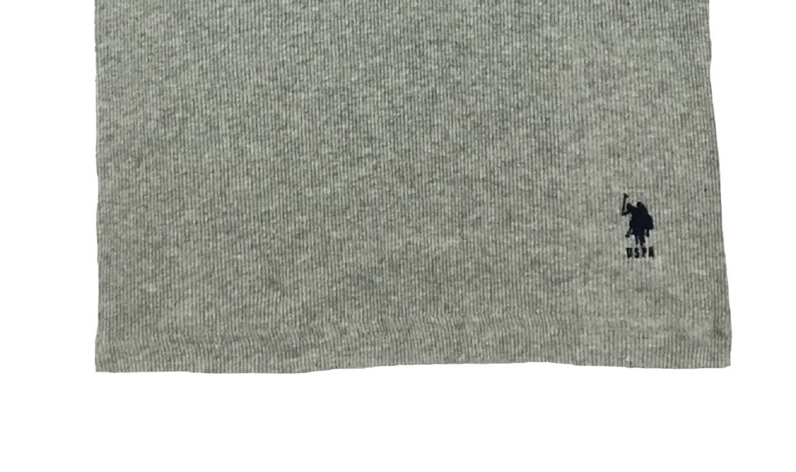 U.S. Polo Assn Men’s Cotton Ribbed Tank A Shirt Undershirt,Gray, Size S, M, L,XL