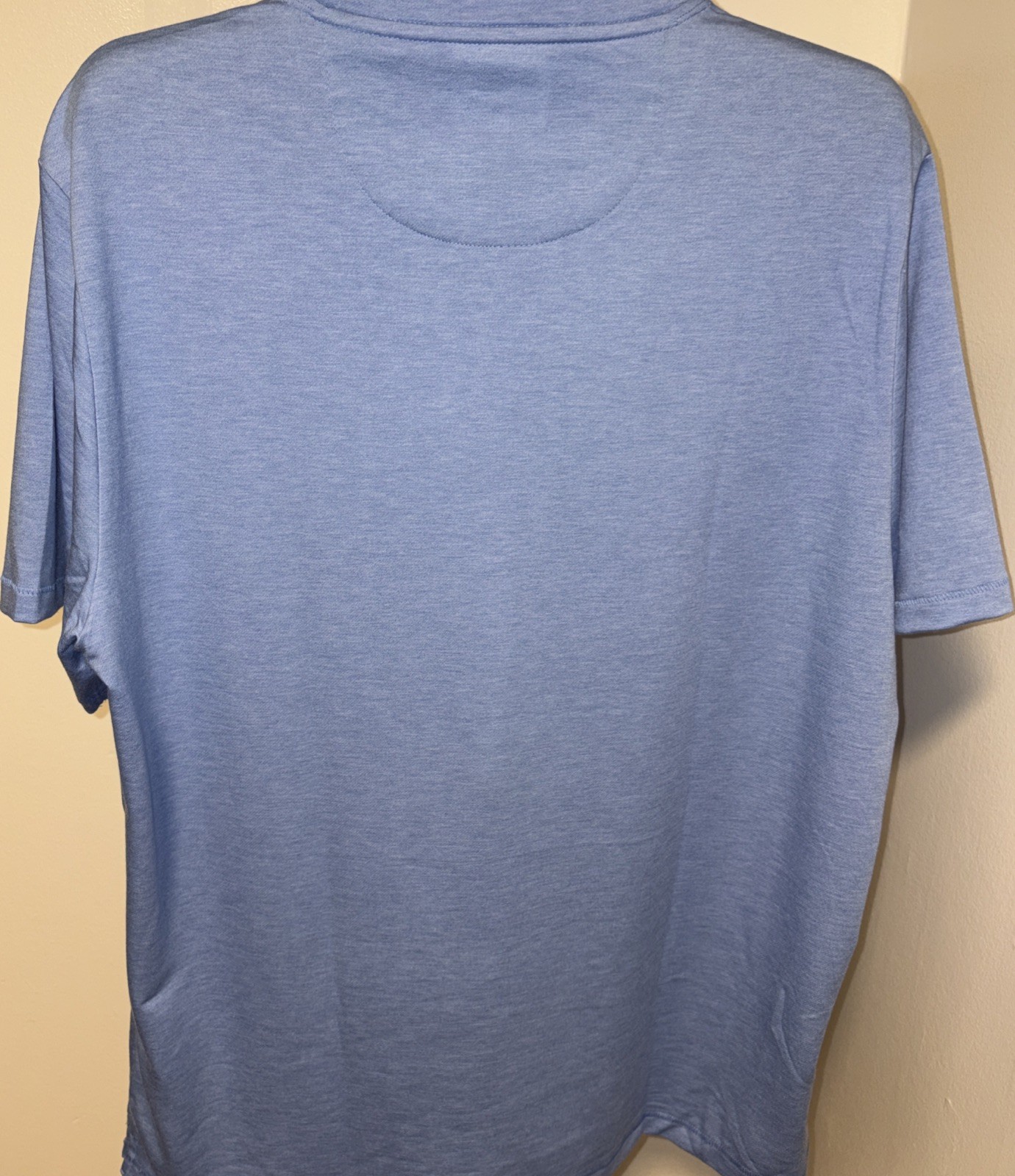 Lands’ End Men’s Tee Classic Fit 4-Way Stretch size XL NWT Blue