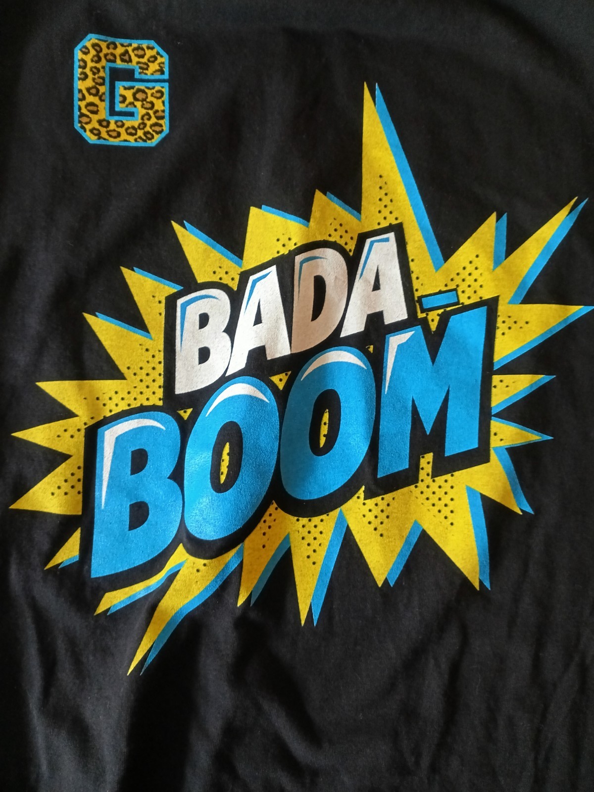 WWE Authentic Enzo Amore “Bada Boom” T-Shirt Black Large Wrestling Graphic Tee