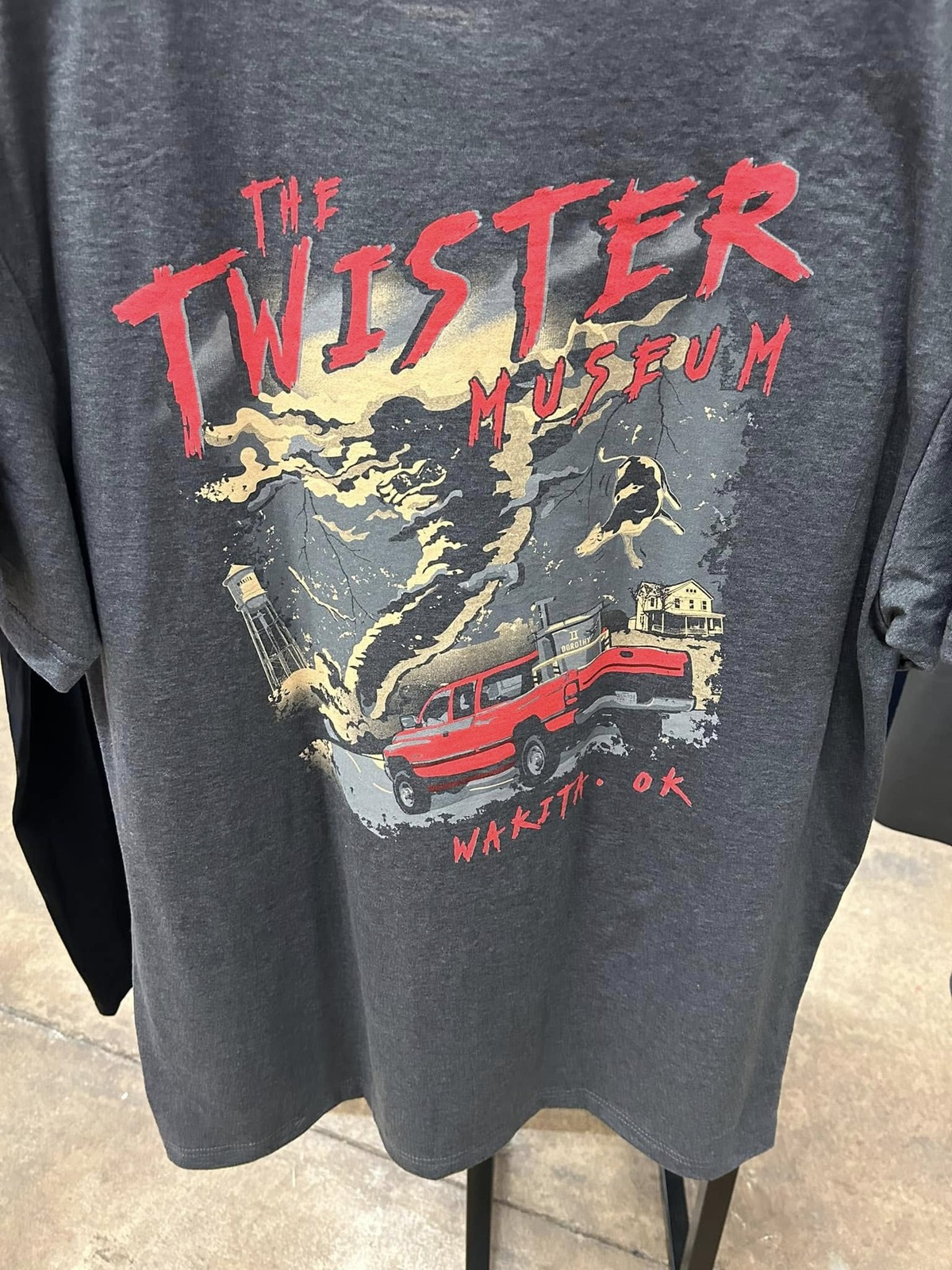 The Twister Movie 90s Museum Dark Heather Graphic T shirt Men Women tee NH25646