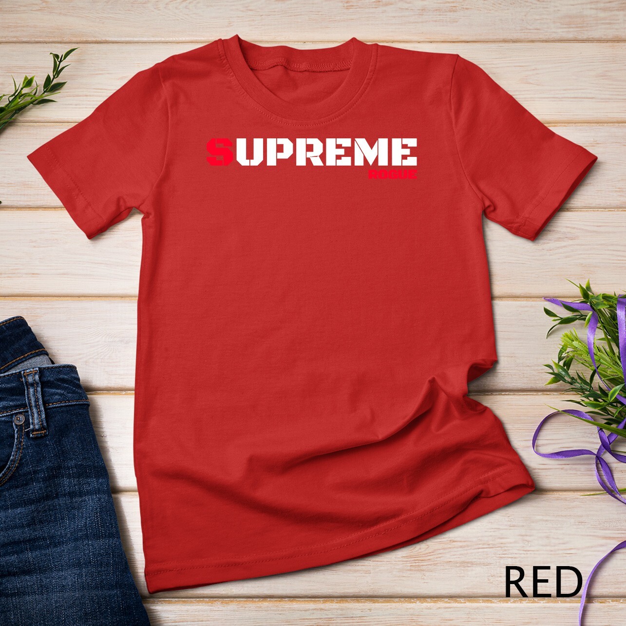 Hot Supreme Rogue Bad Boy Tee Military Style Gaming Gamer Unisex T-shirt