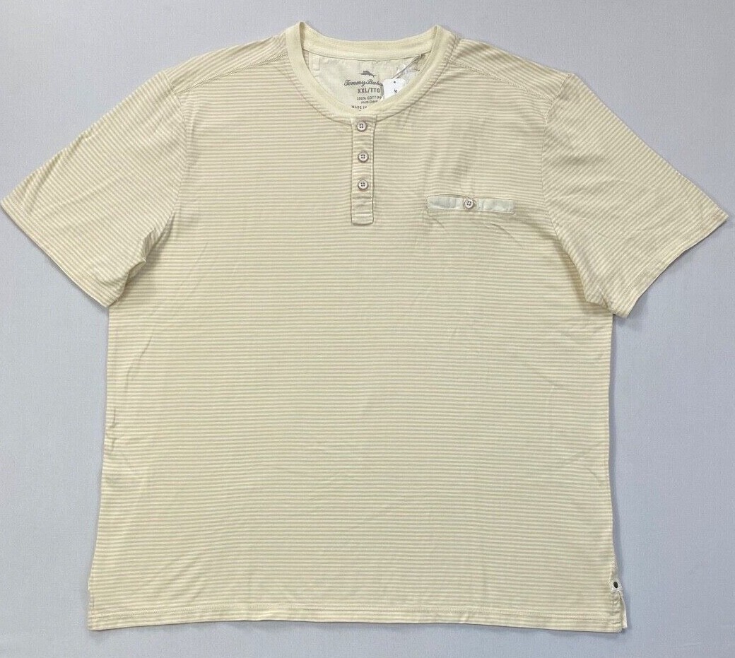Men’s Tommy Bahama Schooner Stripe Henley Pocket Shirt