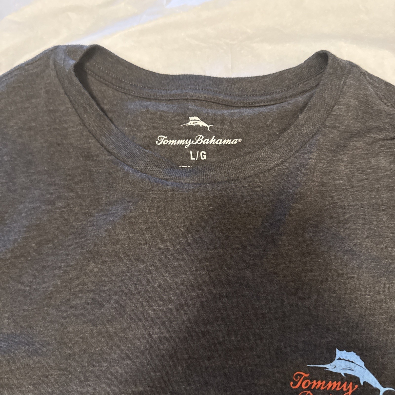 Tommy Bahama “Found These on Kegslist” SS T-Shirt Men’s XL Gray Beer Keg Party