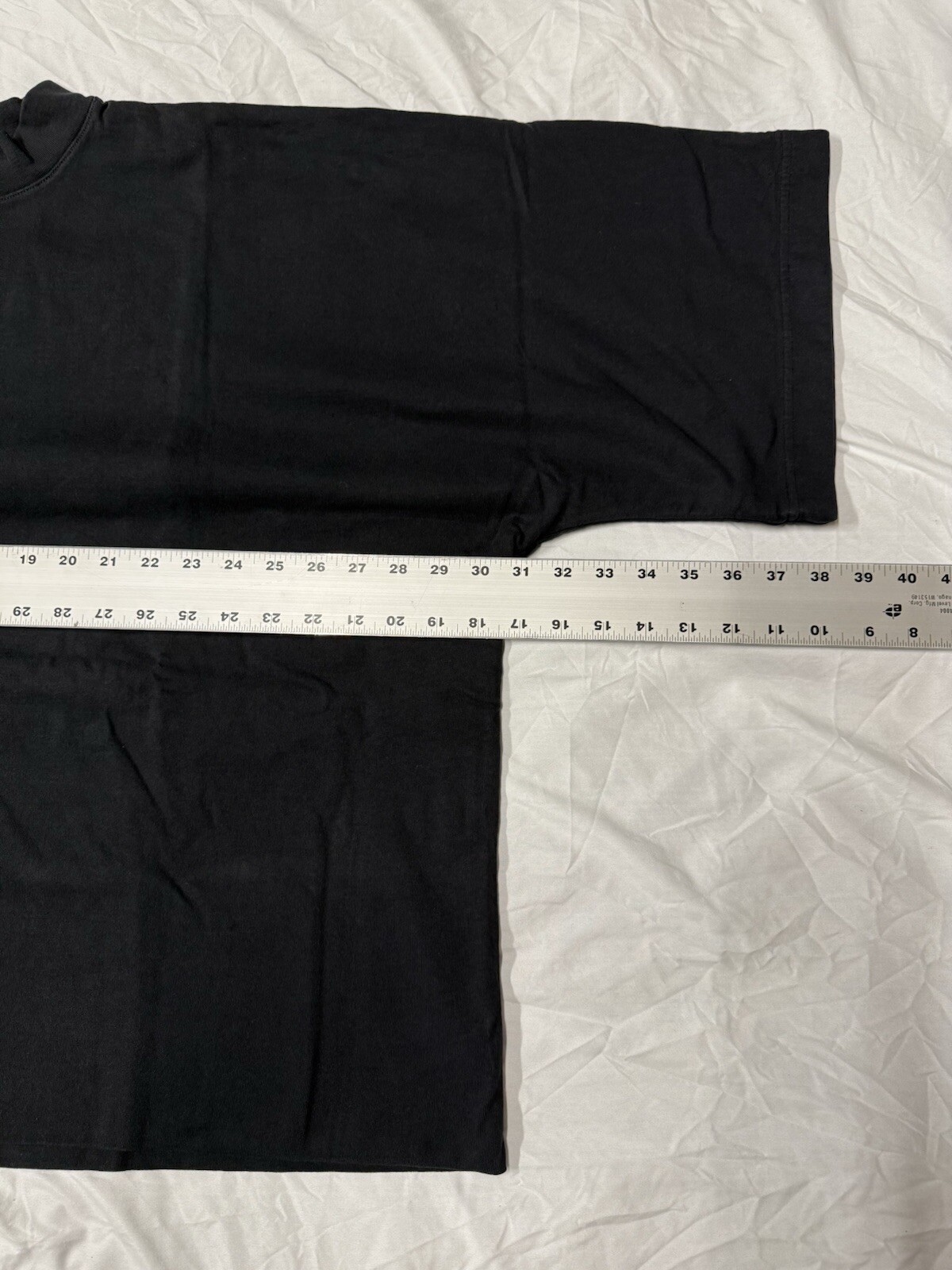 Yeezy Gap Engineered by Balenciaga Logo Crop Tee Black Men’s Size XL New