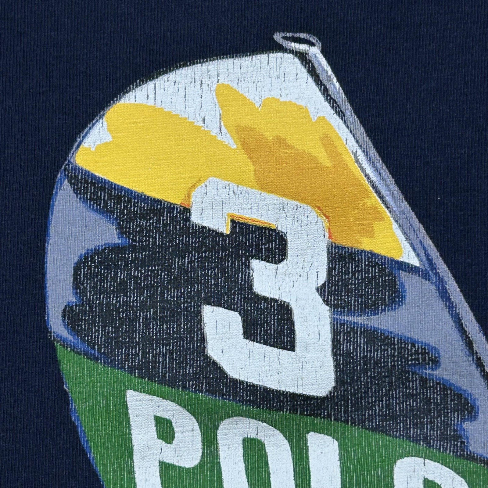 Polo Ralph Lauren Shirt Mens XL Blue Polo Bear Windsurfing Surfing Classic Fit