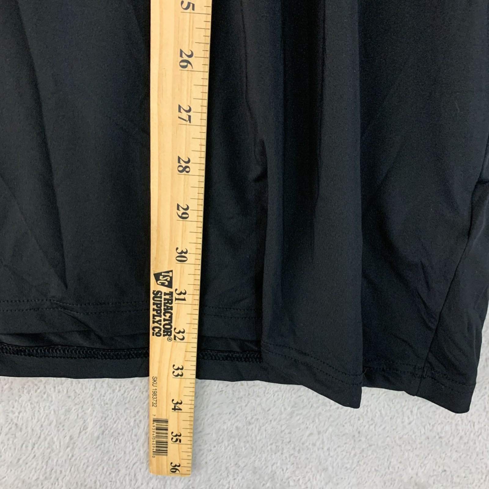Adidas Men’s 2XL Black T-Shirt Regular Fit Logo Polyester Spandex Blend
