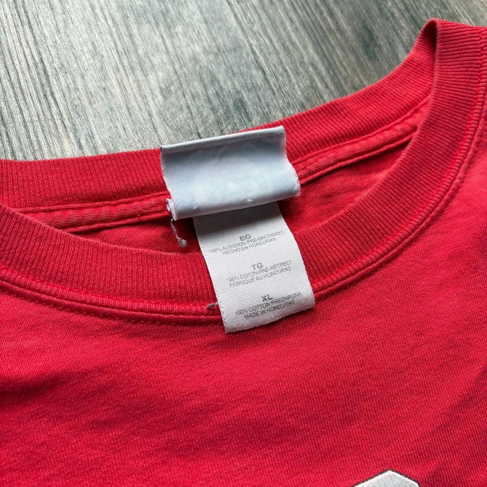 2000s Red Y2K NCAA Ohio State Buckeyes Long Sleeve