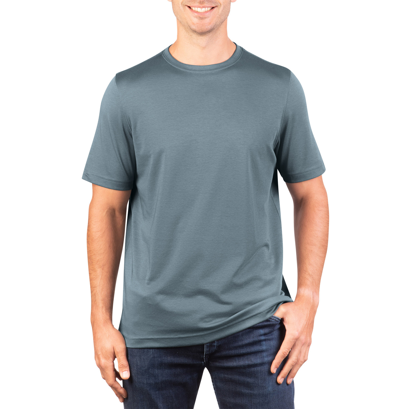 Kirkland Signature Men’s Pima Cotton Tee T-Shirt Made in Peru S M L XL XXL 3XL