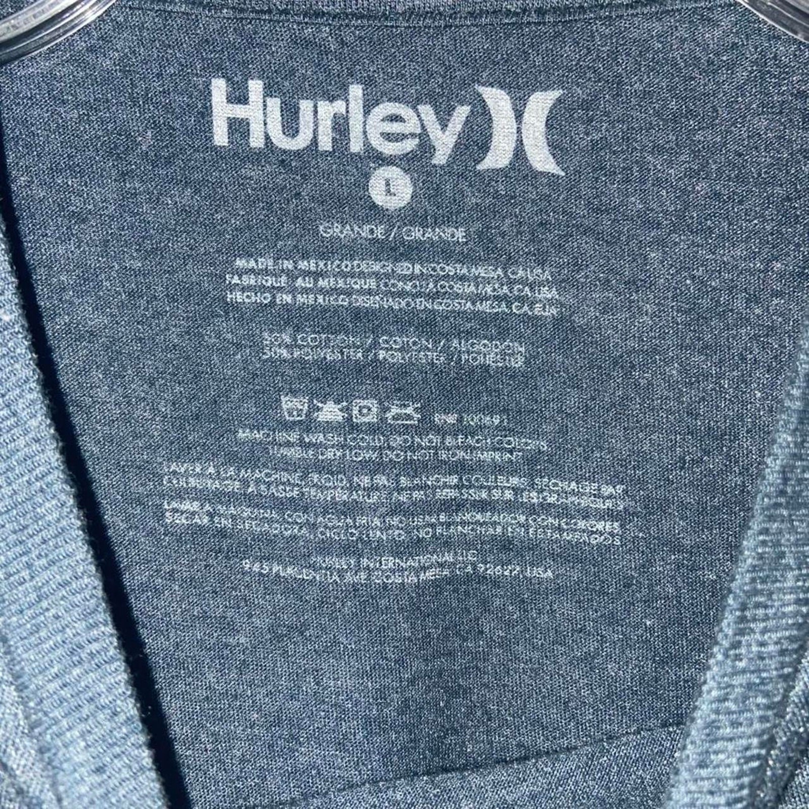 Men’s Heather Blue Soft Hurley T-shirt
