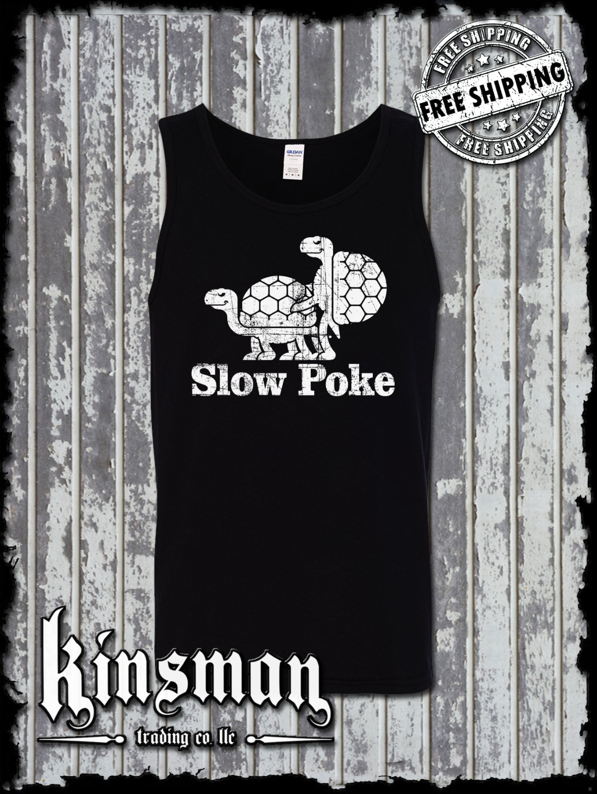 Slow Poke Funny Turtles Tank Top T-Shirt / Adult Rude Vulgar Sarcastic Humor