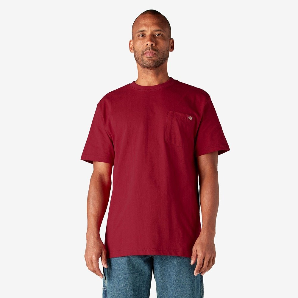 Dickies Men’s T-Shirt Short Sleeve Heavyweight Pocket Relaxed Fit T-Shirt