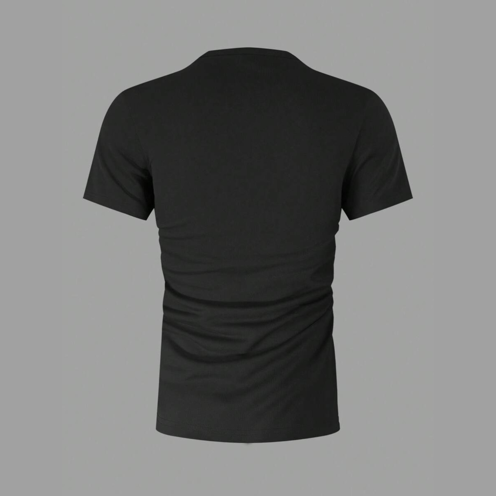 T-Shirt Round Neck Short Sleeve Solid Color Simple & Fashionable Men’s T-Shirt