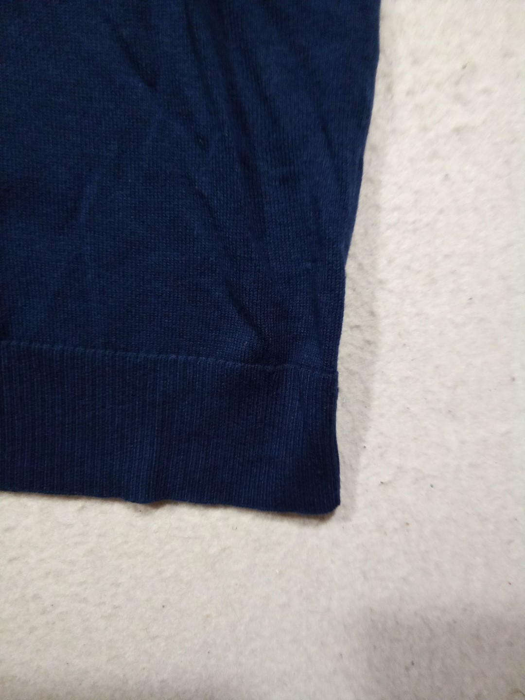 Alfani Modal Blend Regular Fit V-Neck Long Sleeve T-shirt Men’s 2XL Blue