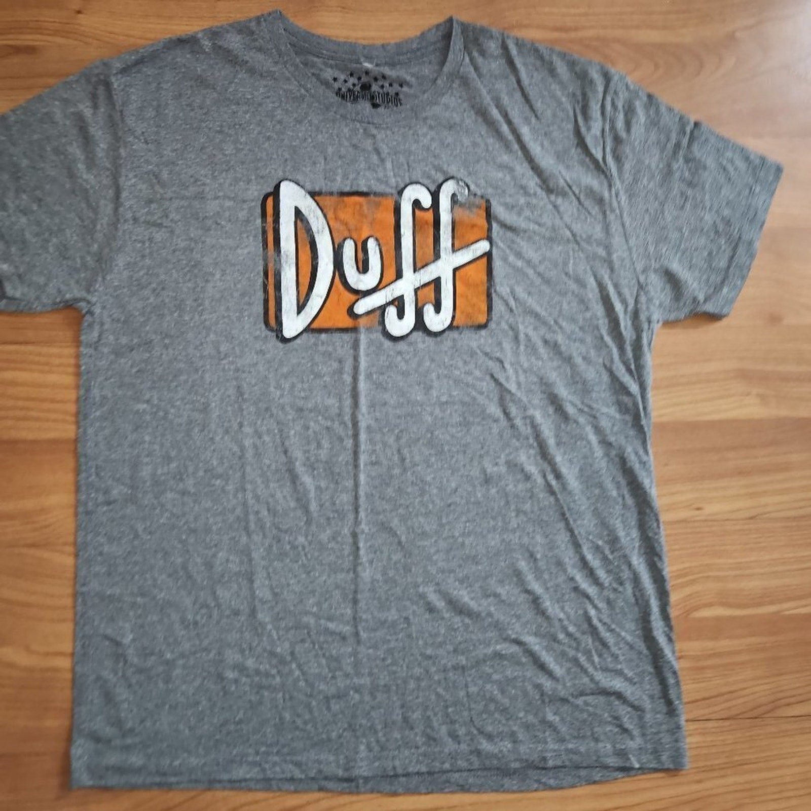 Universal Studios The Simpsons Duff Logo Shirt || 2XL