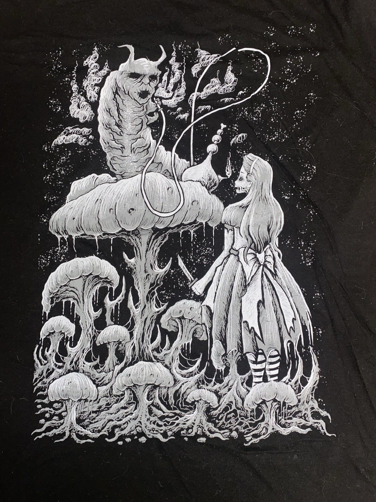 Vampire Freaks Shirt XL 23×29.5 Alice In Murderland Preowned Goth Tultex Horror