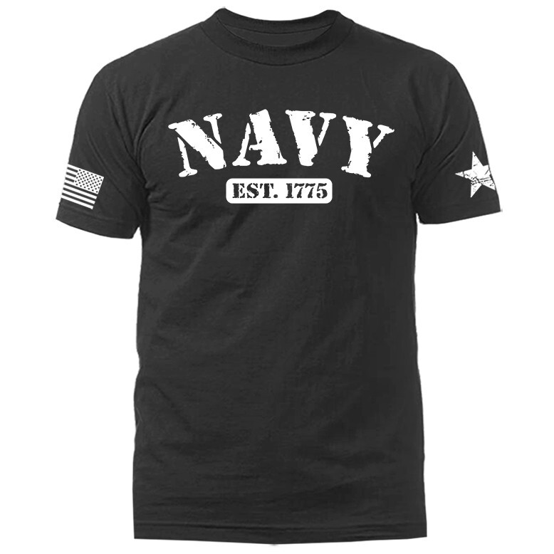 Navy Military Veteran American Pride Patriotic T-shirt