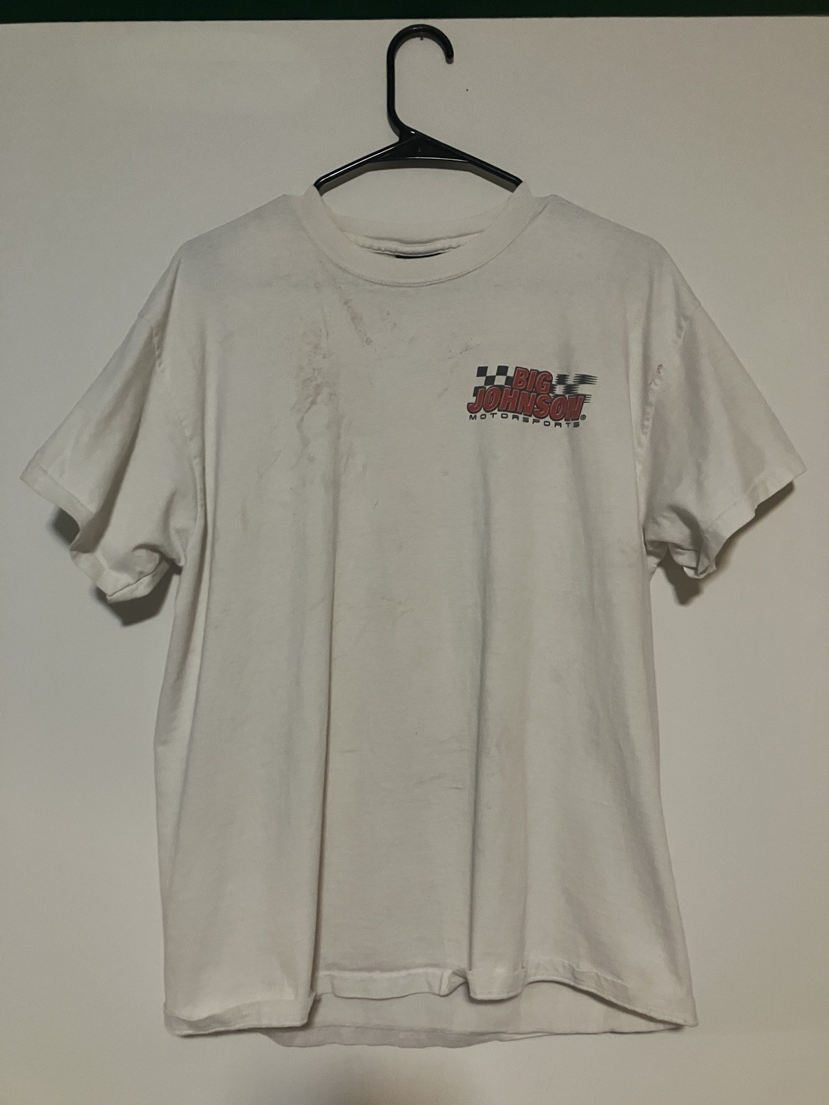 Big Johnson Racing Motorsports Graphic T-Shirt Tee VINTAGE
