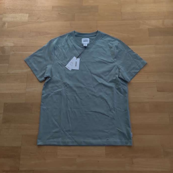 NWT Jason Wu Shirt Adult Mens Large Blue Gray Short Sleeve