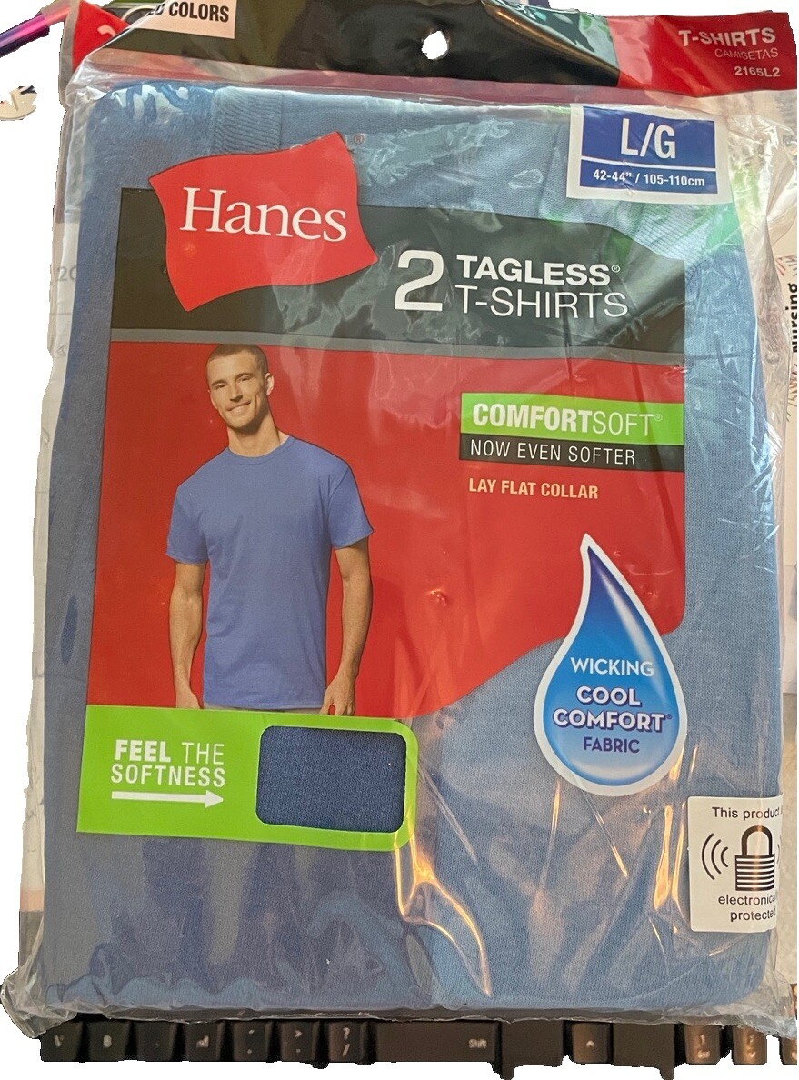 Hanes Men’s T-shirt single, 2 pack or 3 pack various colors available, new