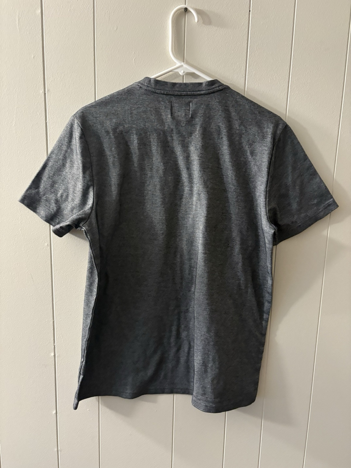 14th & Union Men’s Medium Grey Short Sleeve Top EUC Business Casual Y6