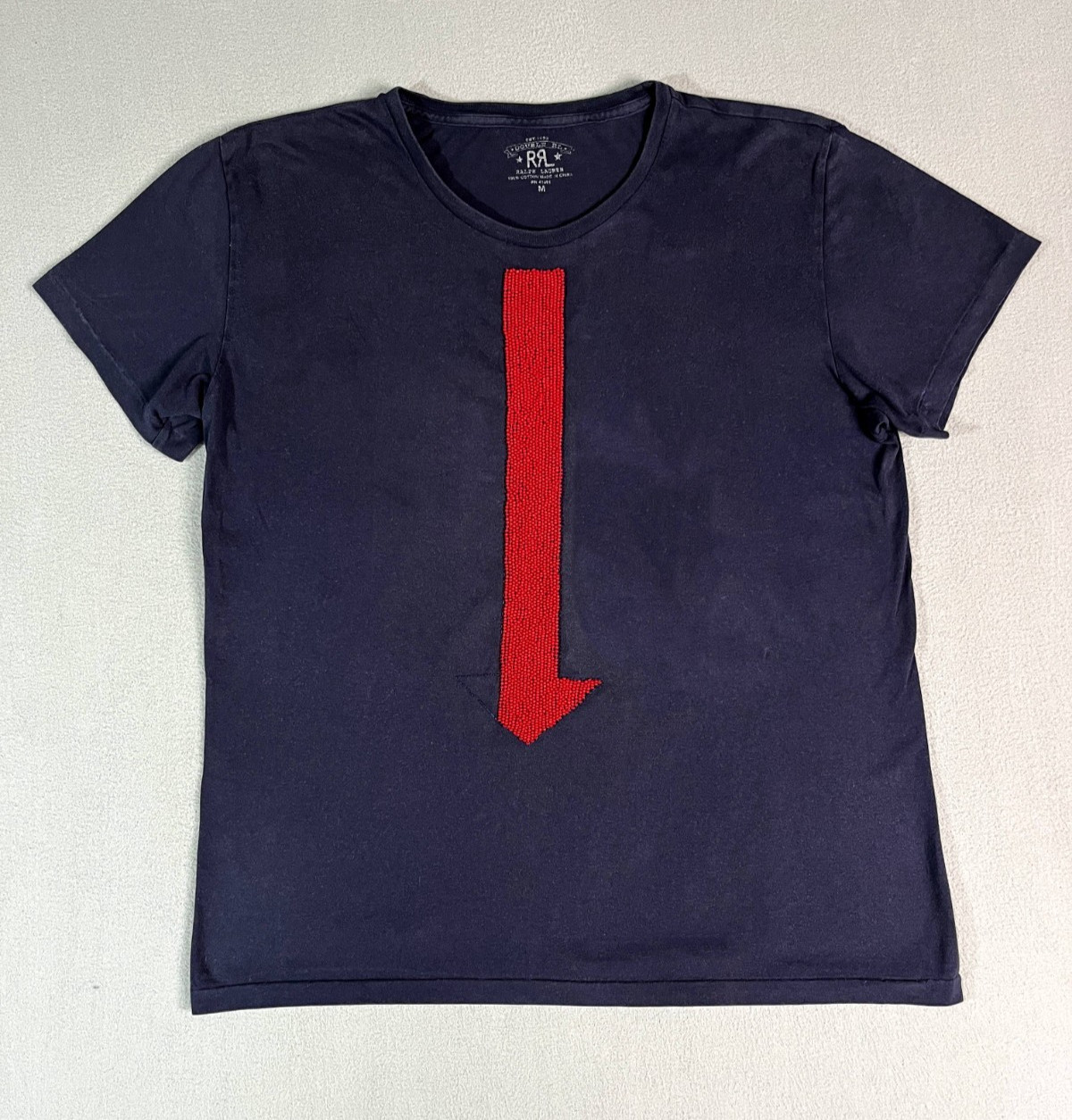 Ralph Lauren RRL Double RL Vintage Beaded Arrow T-Shirt Mens Medium Western Top