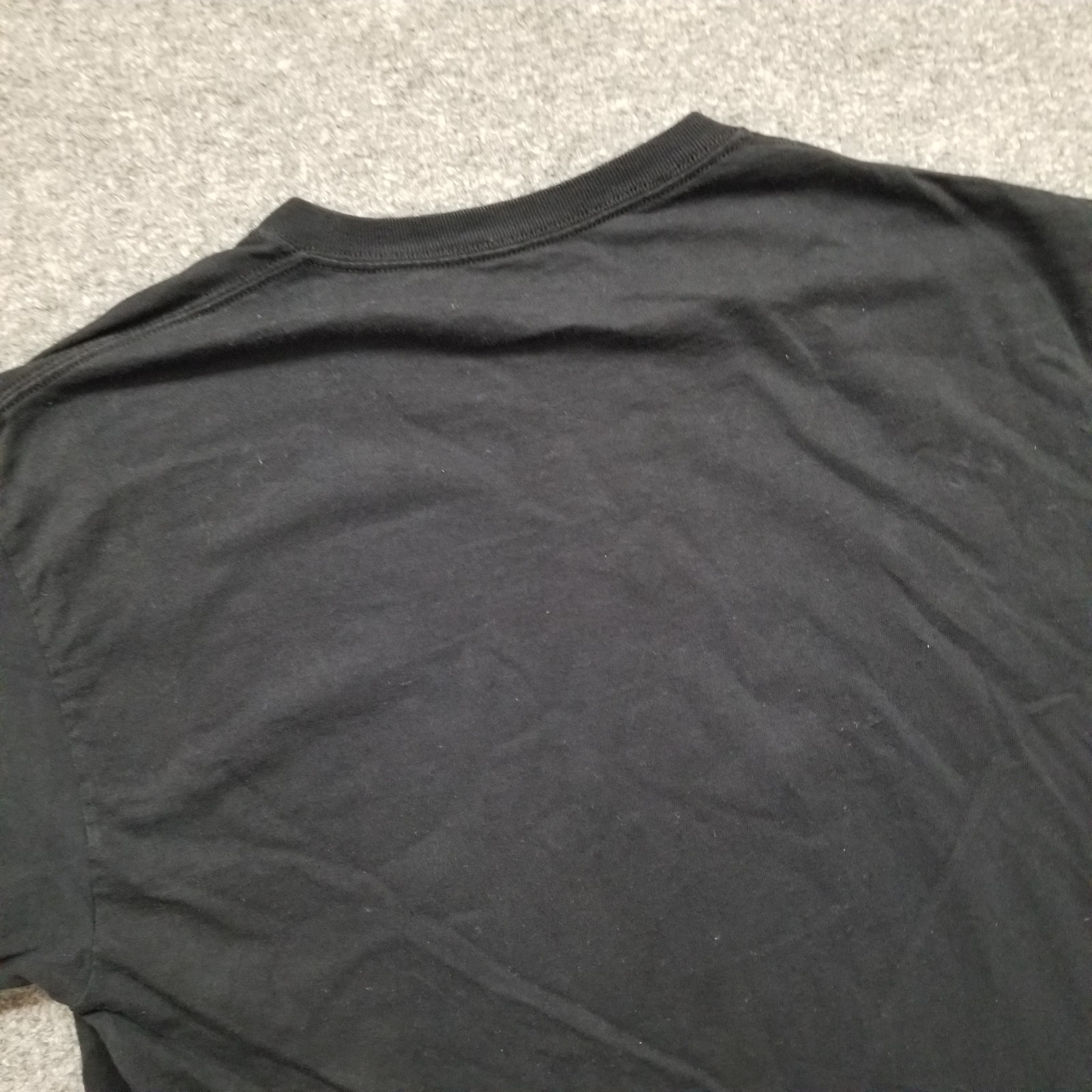 Port & Company Fender Guitars Adult T-Shirt Black Large Logo Short Sleeve Cotton