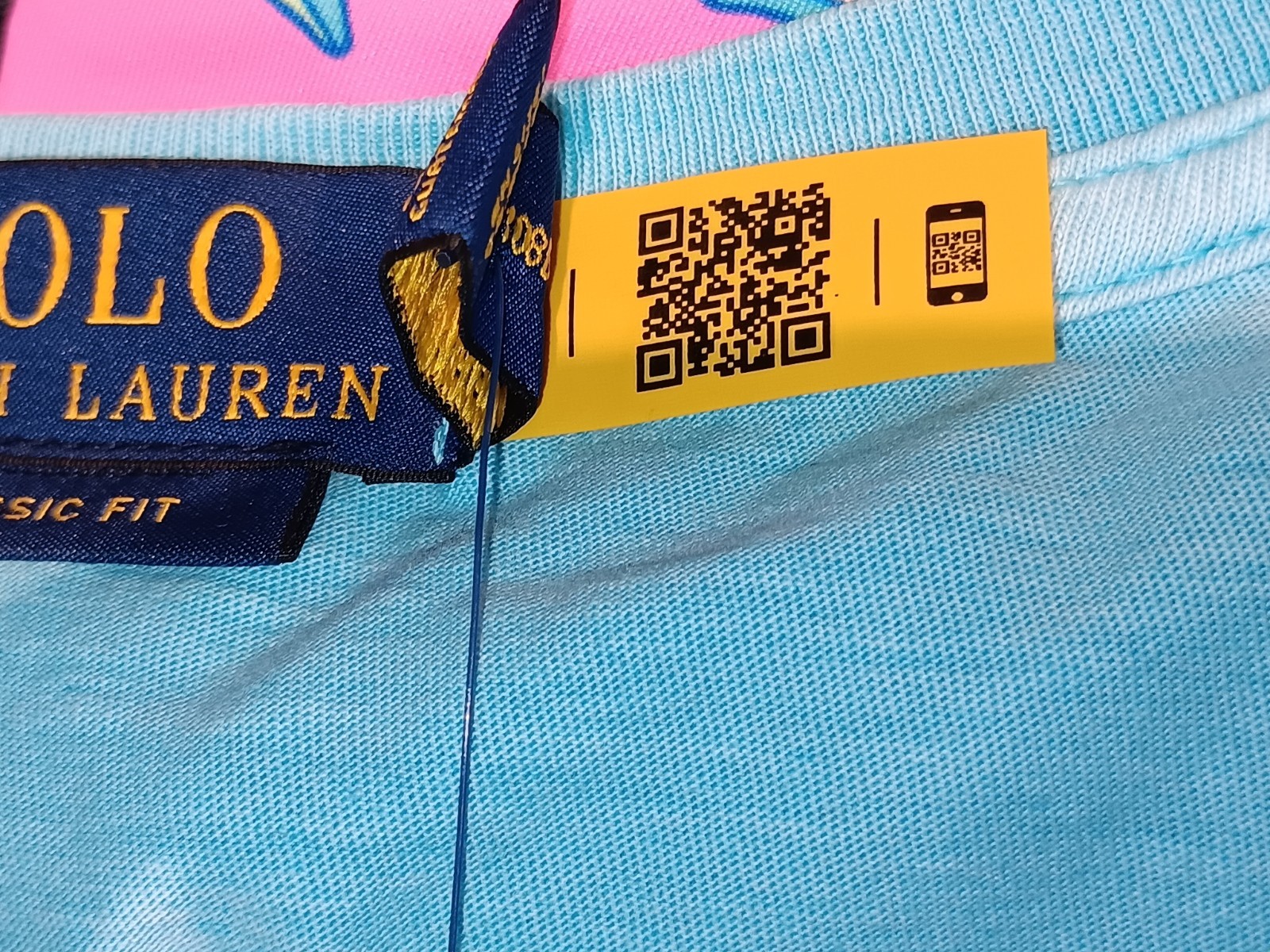 POLO RALPH LAUREN MEN S/S BLUE T-SHIRT W/ POLO/PONY LOGO 100% COTTON XXL $65 NWT