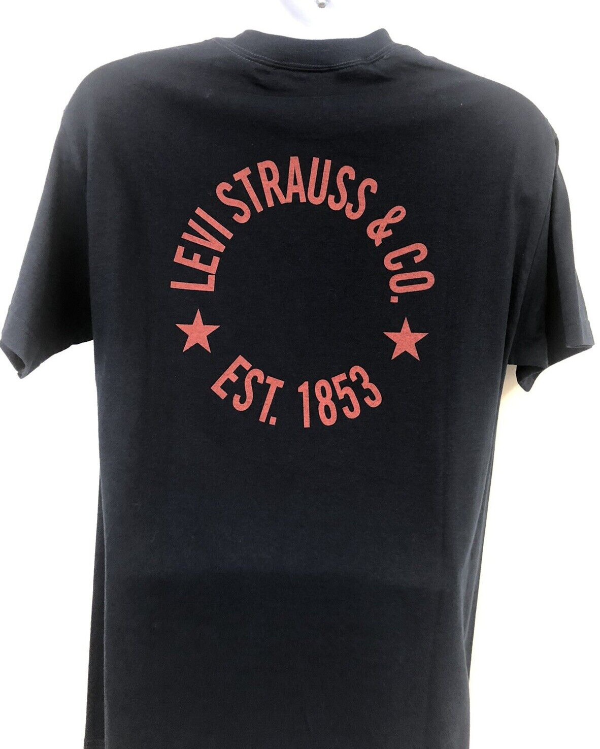 Vintage Levi Strauss & Company American Patriotic Star Logo T-Shirt, Large