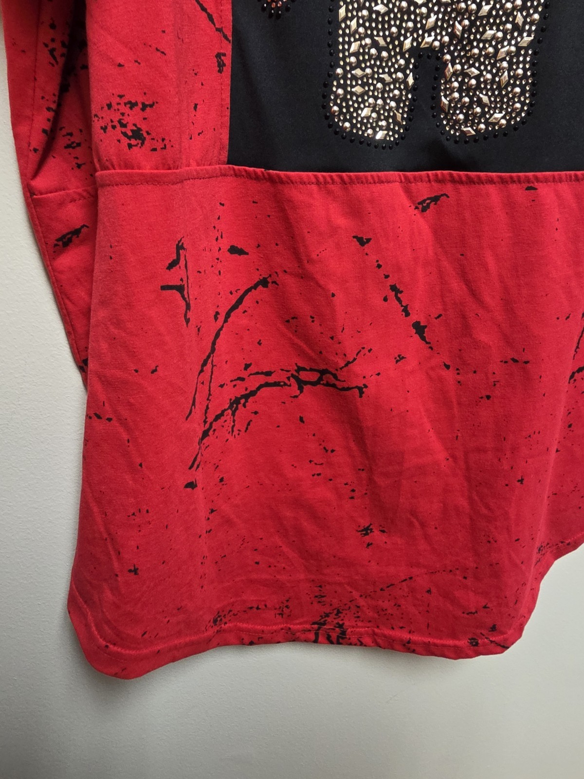 Lucky Apache T -Shirt Rhinestone Beaded Teddy Bear Sz 3XL Streetwear NWOT