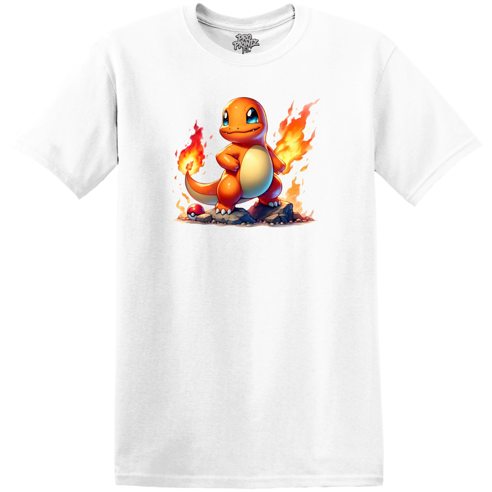 Pokemon Charmander T-Shirt – Adult/Kid Sizes