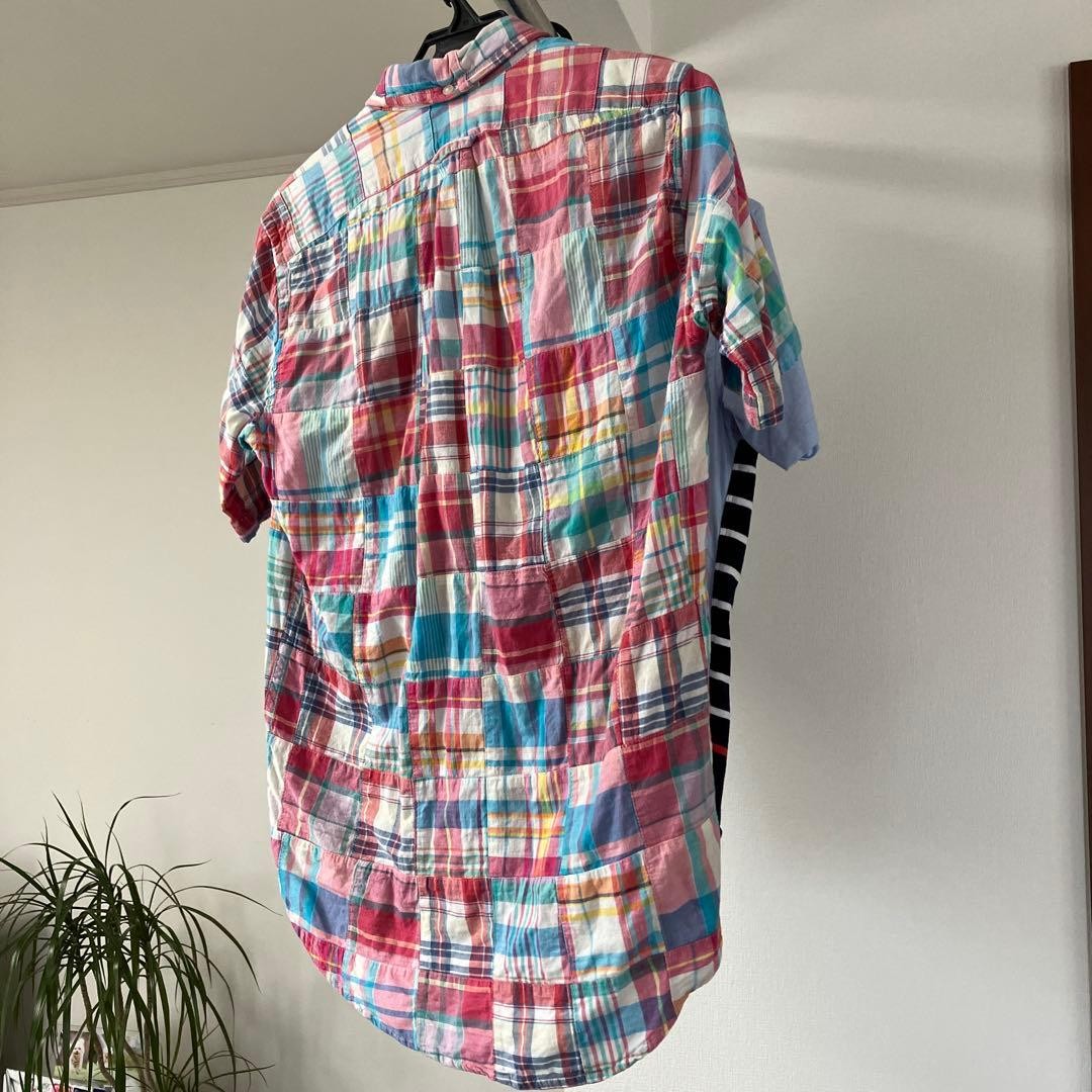 J.PRESS RED LABEL & BASE CONTROL Short Sleeve Shirt Set, Size M