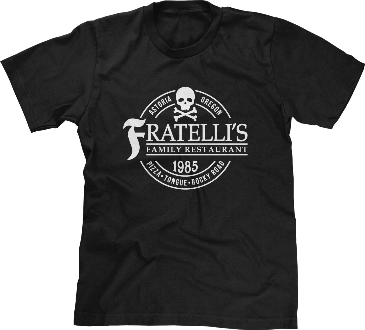 Fratelli’s Family Restaurant- Goonies, Movie Shirt, 80’s, Nostalgia Mens Tee