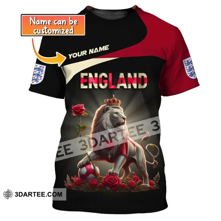 Custom Name England 3D T-Shirt, England Pride Shirt, England Gift L853
